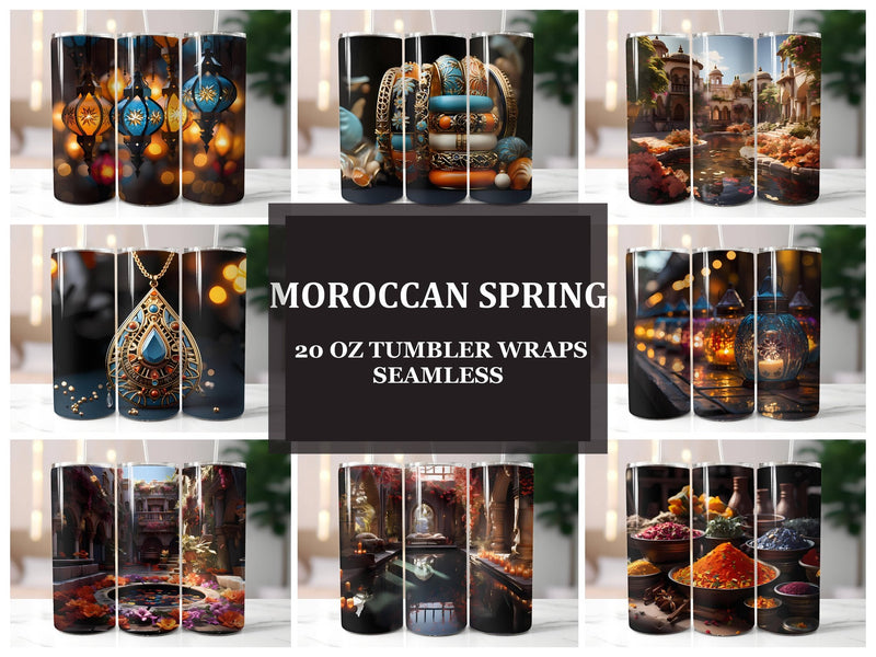 Moroccan Spring 3 Tumbler Wrap - CraftNest