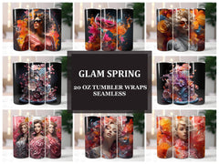 Glam Spring 1 Tumbler Wrap - CraftNest