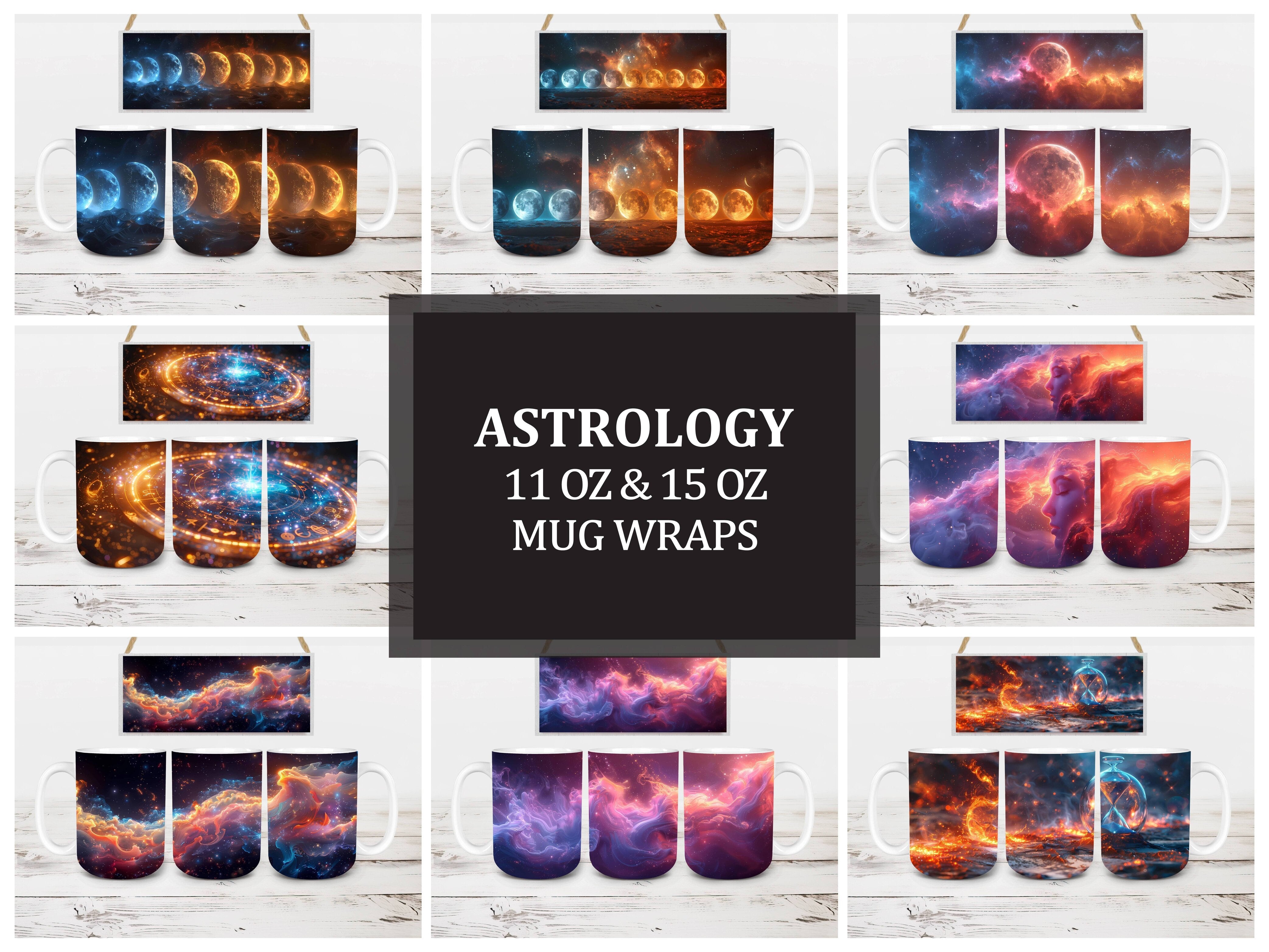 Astrology 4 Mug Wrap - CraftNest - Digital Crafting and Art