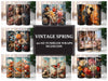 Vintage Spring 2 Tumbler Wrap