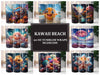 Kawaii Beach 1 Tumbler Wrap