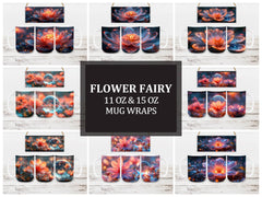 Flower Fairy 7 Mug Wrap - CraftNest