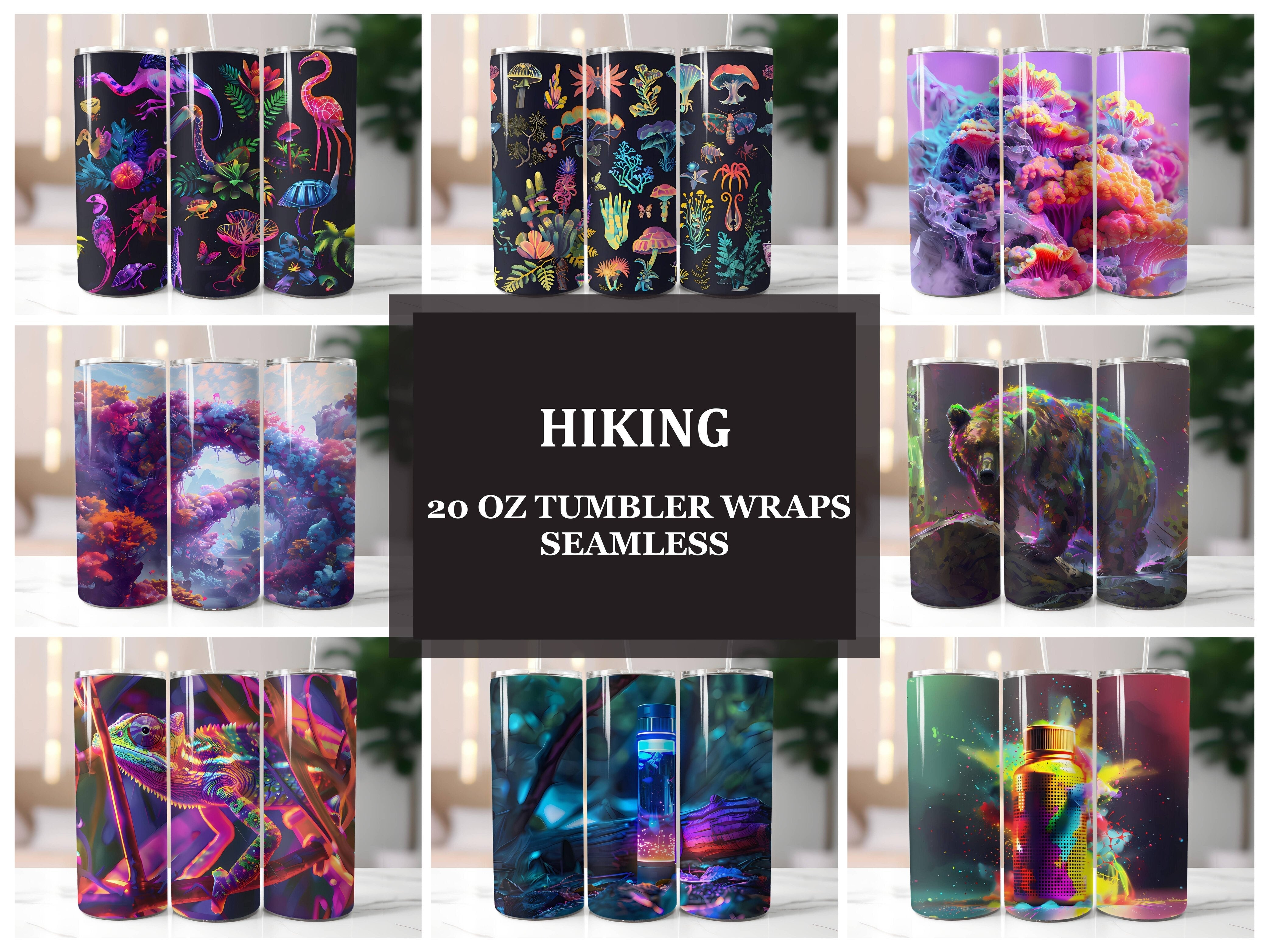 Hiking 1 Tumbler Wrap - CraftNest - Digital Crafting and Art