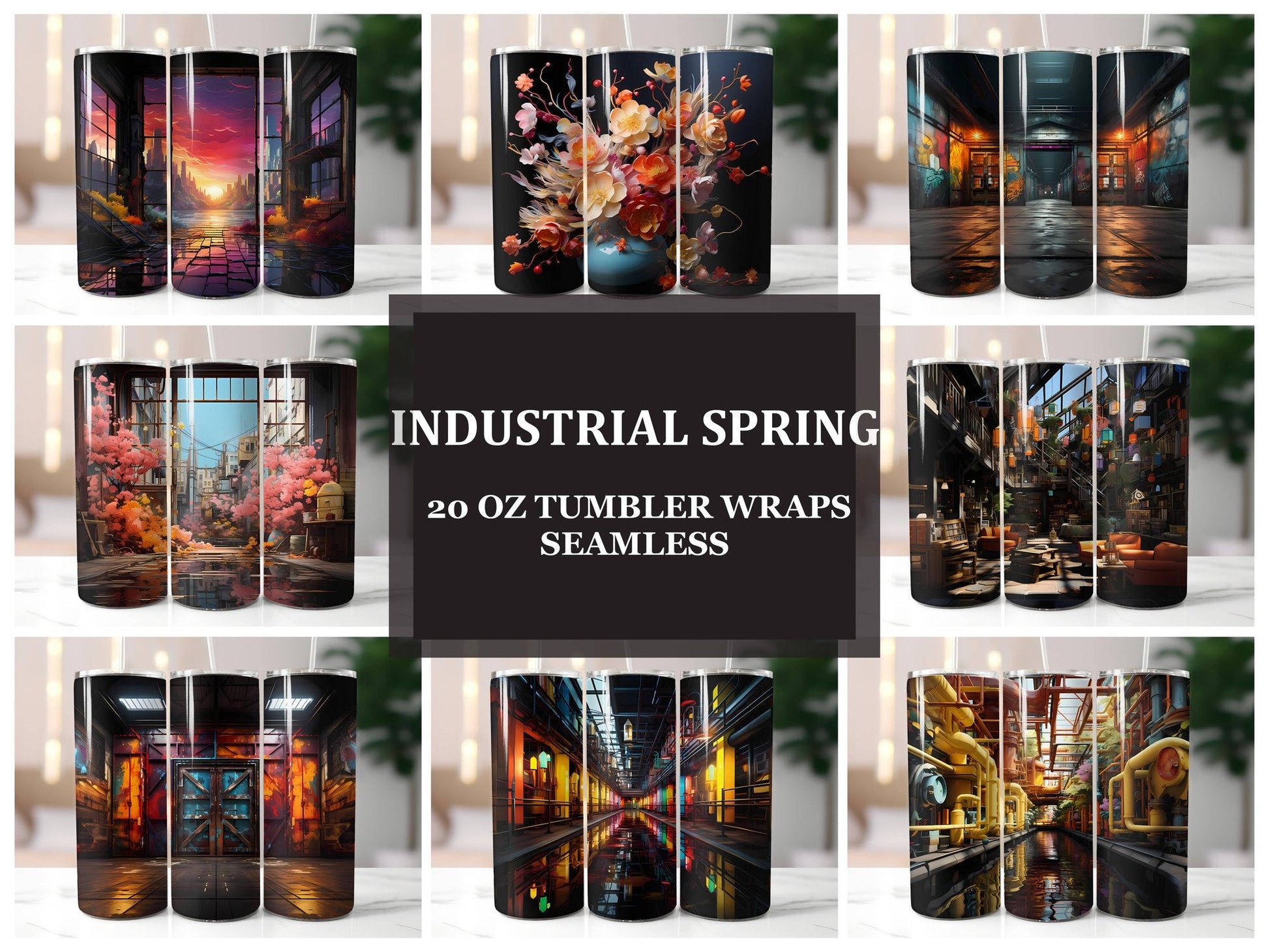 Industrial Spring 2 Tumbler Wrap - CraftNest