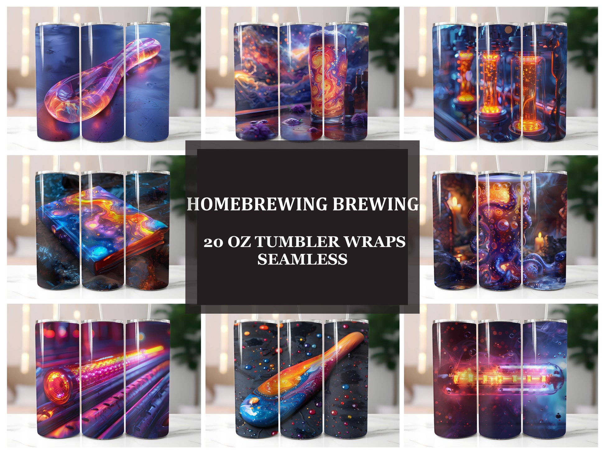 Homebrewing Brewing 1 Tumbler Wrap - CraftNest - Digital Crafting and Art