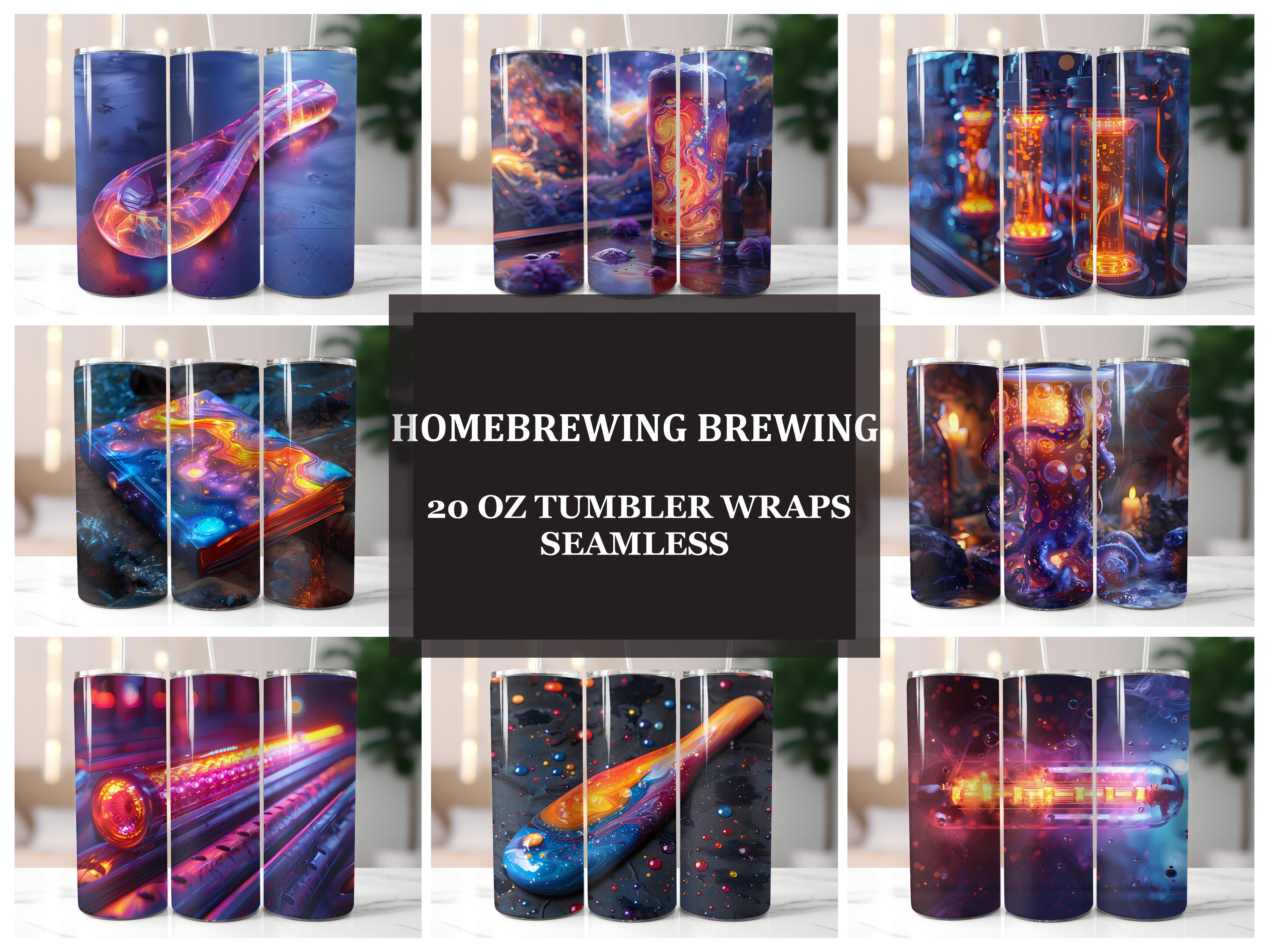 Homebrewing Brewing 1 Tumbler Wrap - CraftNest - Digital Crafting and Art