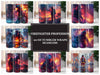 Firefighter Profession 4 Tumbler Wrap