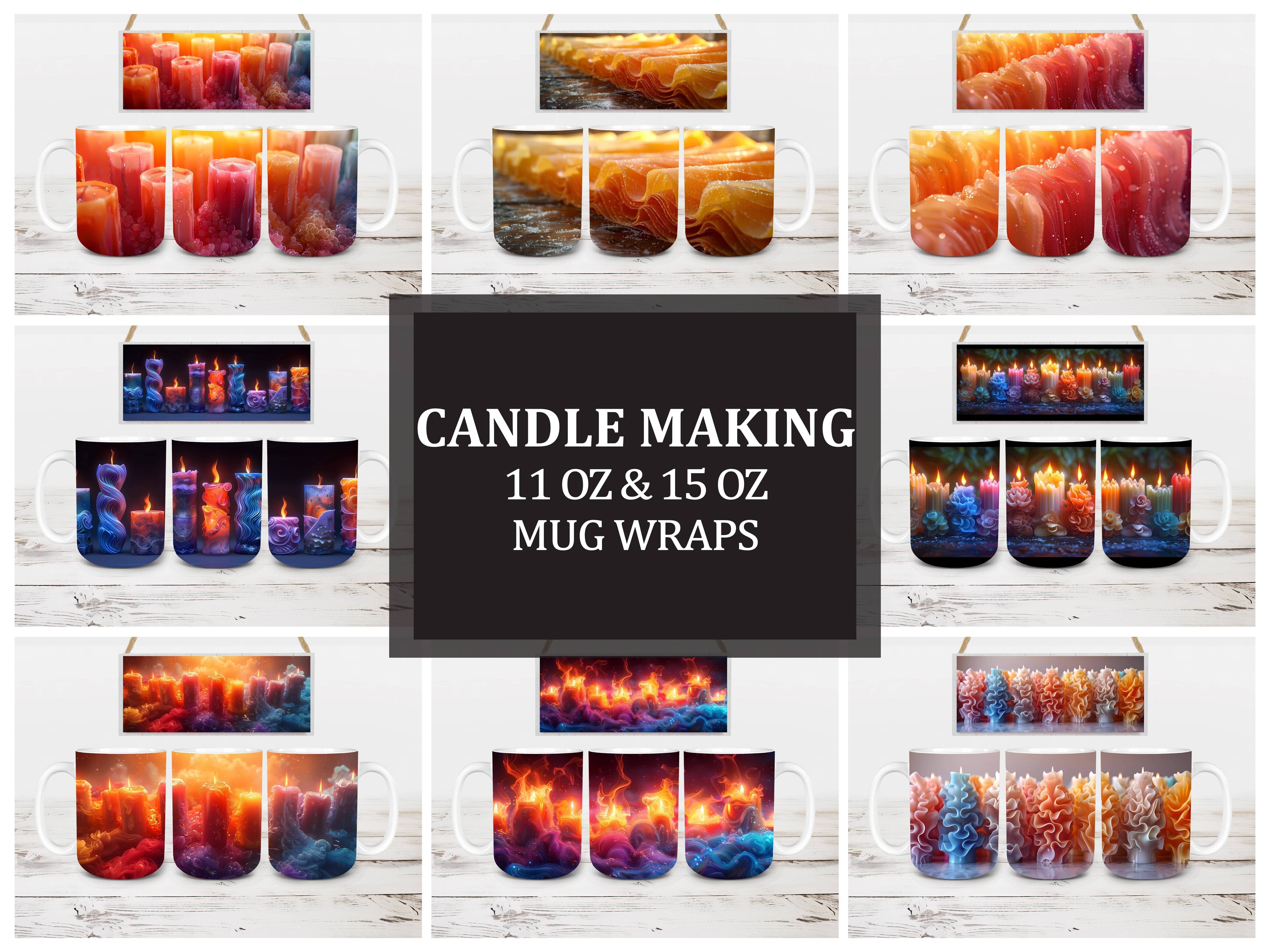 Candle Making 1 Mug Wrap - CraftNest - Digital Crafting and Art