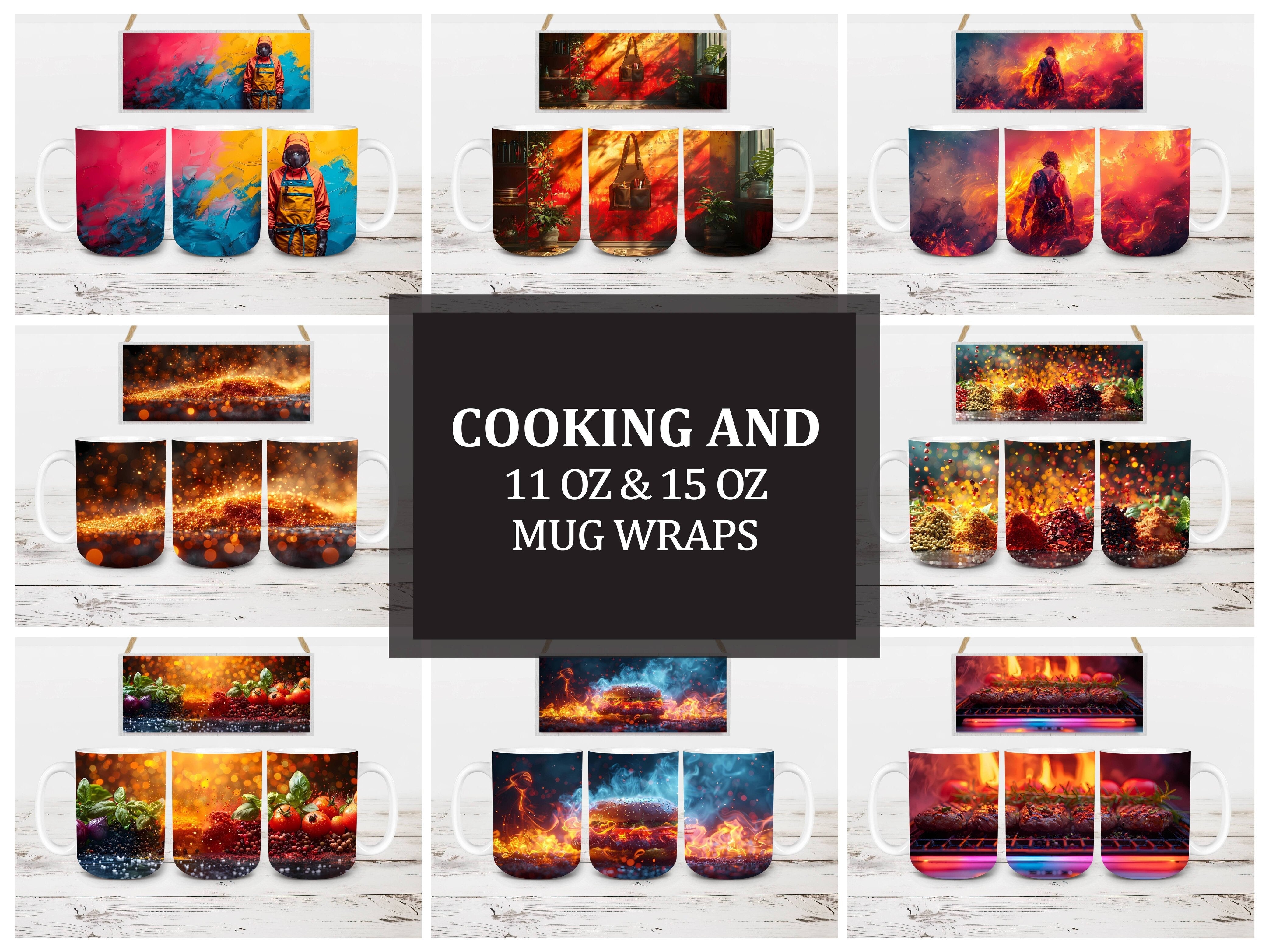 Cooking and 1 Mug Wrap - CraftNest - Digital Crafting and Art