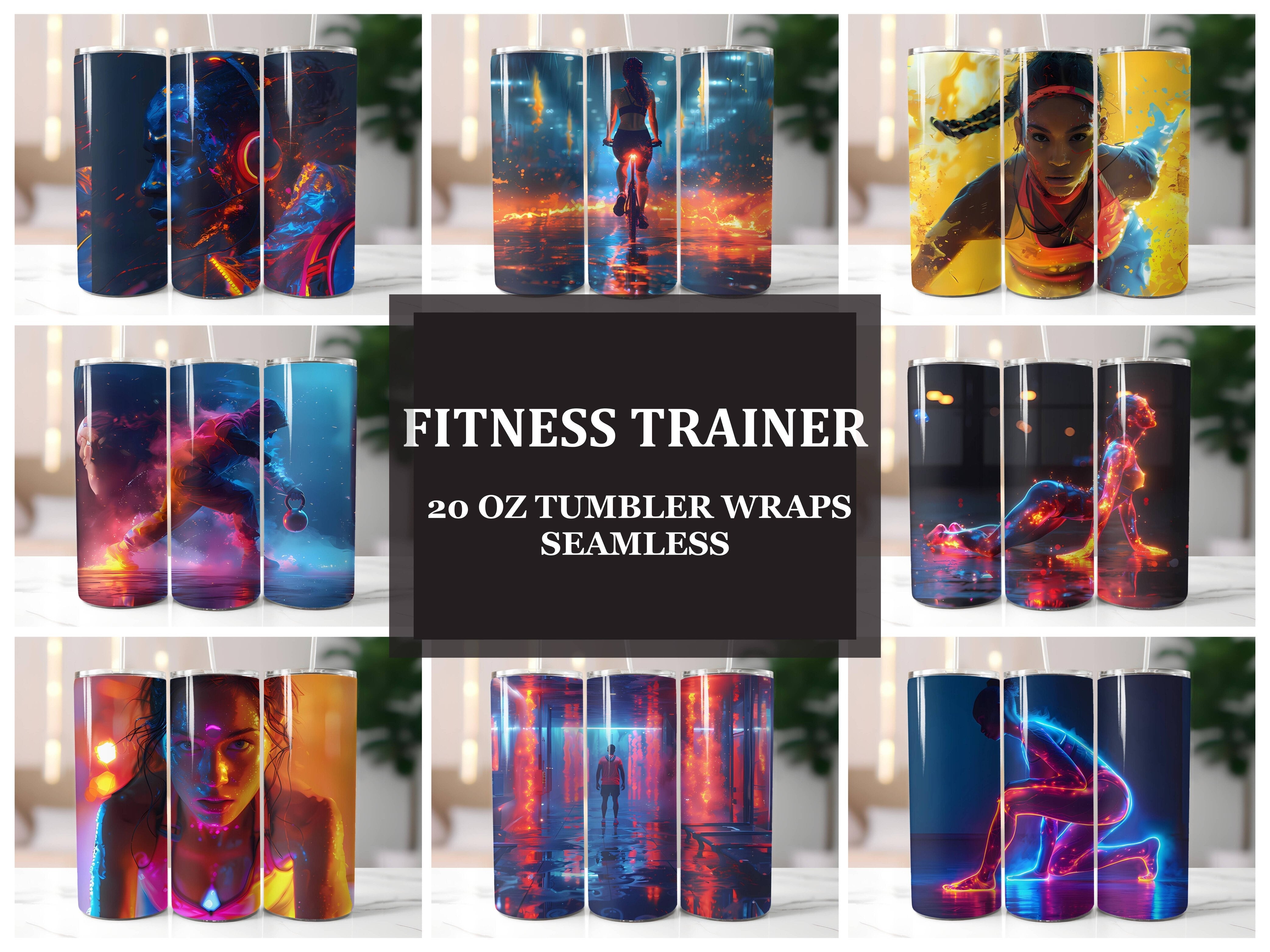 Fitness Trainer 1 Tumbler Wrap - CraftNest - Digital Crafting and Art