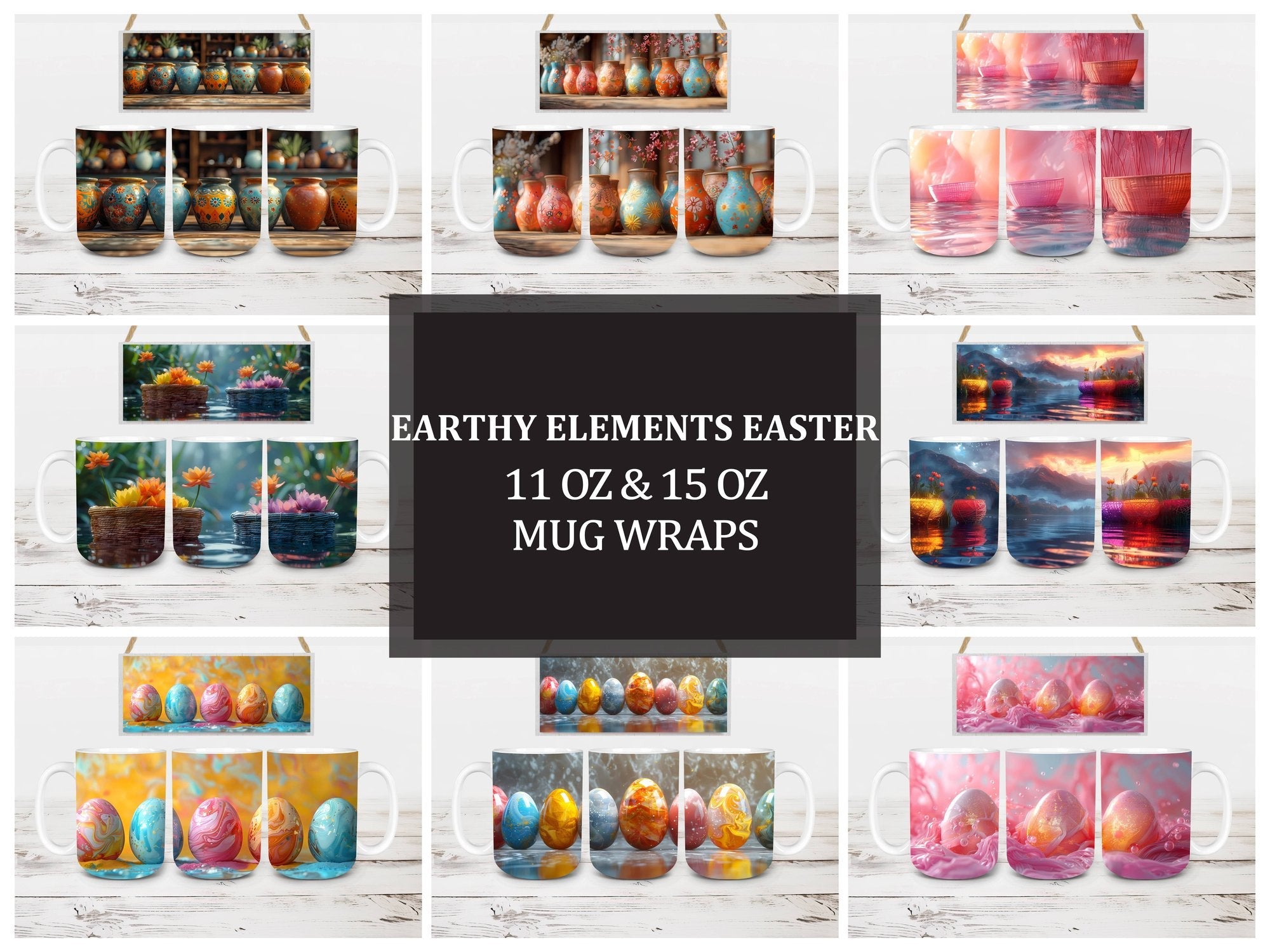 Earthy Elements 4 Mug Wrap - CraftNest
