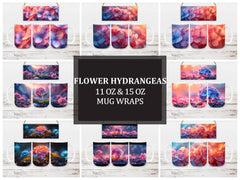 Flower Hydrangeas 5 Mug Wrap - CraftNest