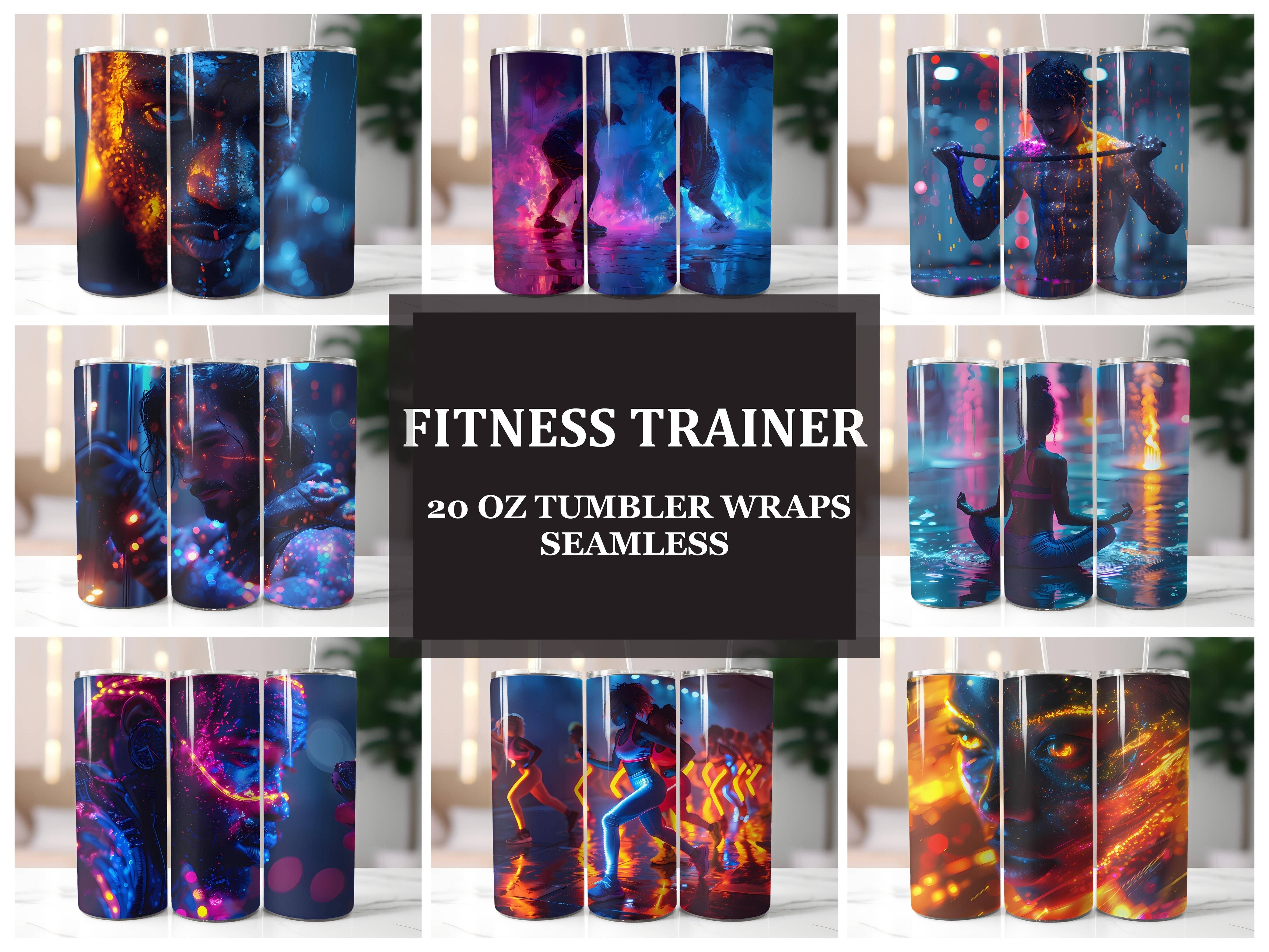 Fitness Trainer 3 Tumbler Wrap - CraftNest - Digital Crafting and Art