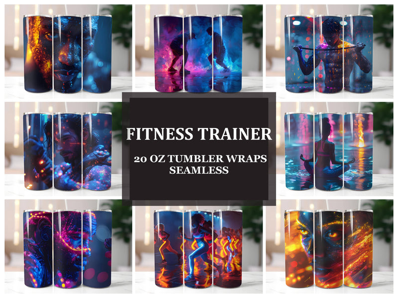 Fitness Trainer 3 Tumbler Wrap - CraftNest - Digital Crafting and Art