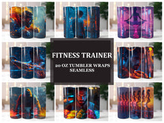 Fitness Trainer 4 Tumbler Wrap - CraftNest - Digital Crafting and Art