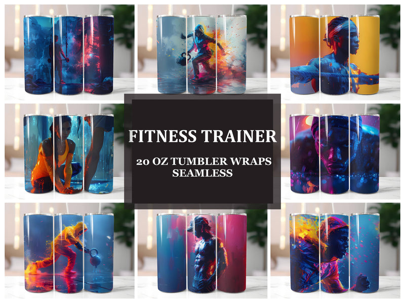 Fitness Trainer 5 Tumbler Wrap - CraftNest - Digital Crafting and Art