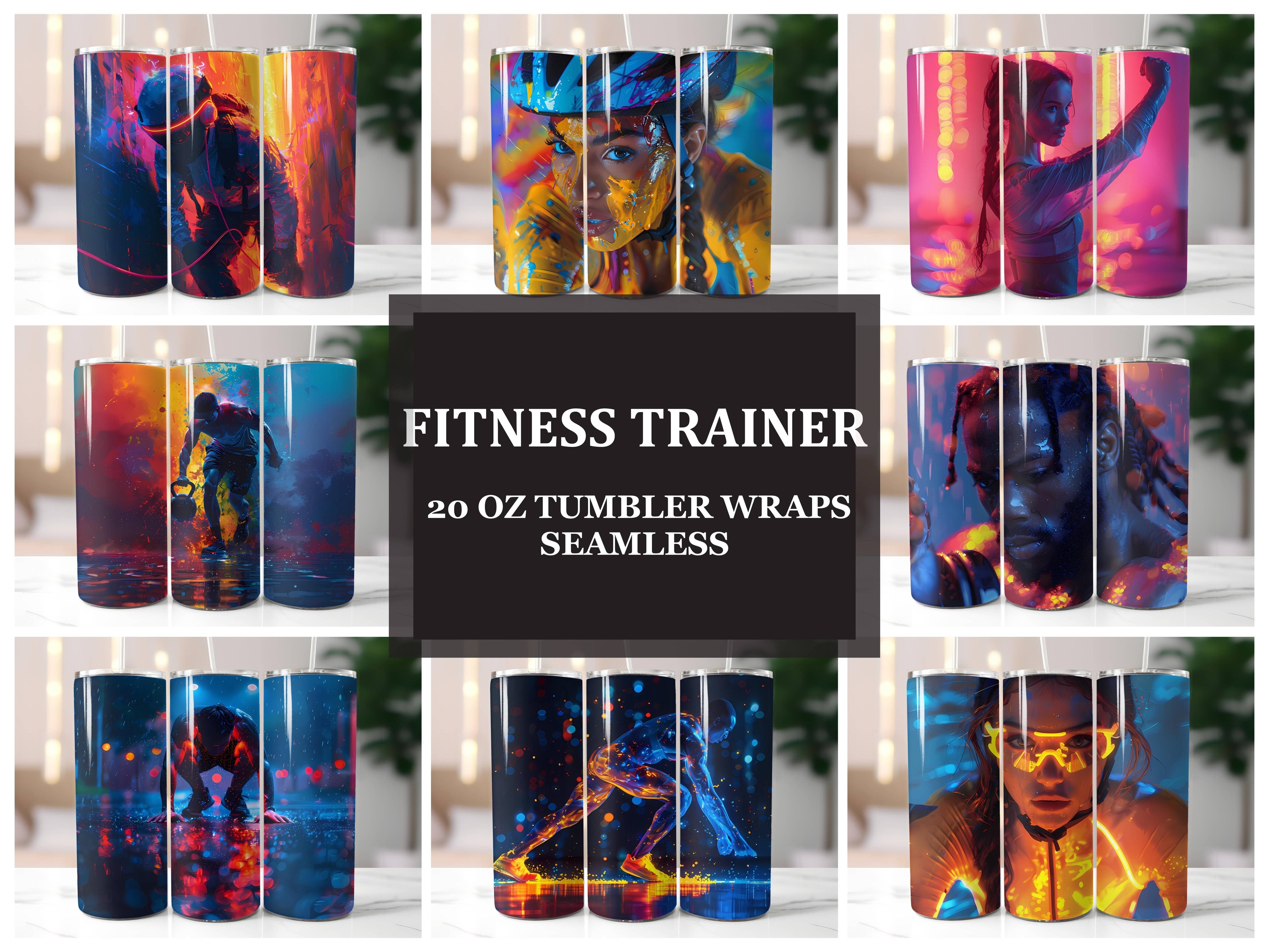 Fitness Trainer 6 Tumbler Wrap - CraftNest - Digital Crafting and Art