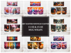 Art Nouveau 1 Mug Wrap - CraftNest
