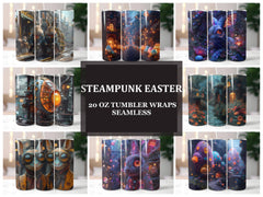 Steampunk Easter 3 Tumbler Wrap - CraftNest