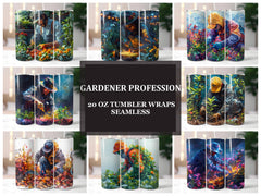 Gardener Profession 2 Tumbler Wrap - CraftNest - Digital Crafting and Art