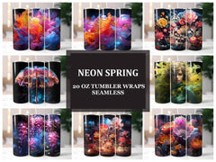 Neon Spring 5 Tumbler Wrap - CraftNest