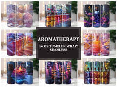 Aromatherapy 4 Tumbler Wrap - CraftNest - Digital Crafting and Art