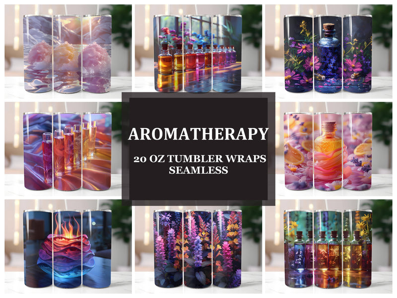 Aromatherapy 4 Tumbler Wrap - CraftNest - Digital Crafting and Art