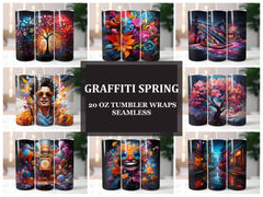 Graffiti Spring 1 Tumbler Wrap - CraftNest