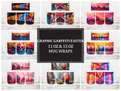 Graphic Graffiti 5 Mug Wrap - CraftNest