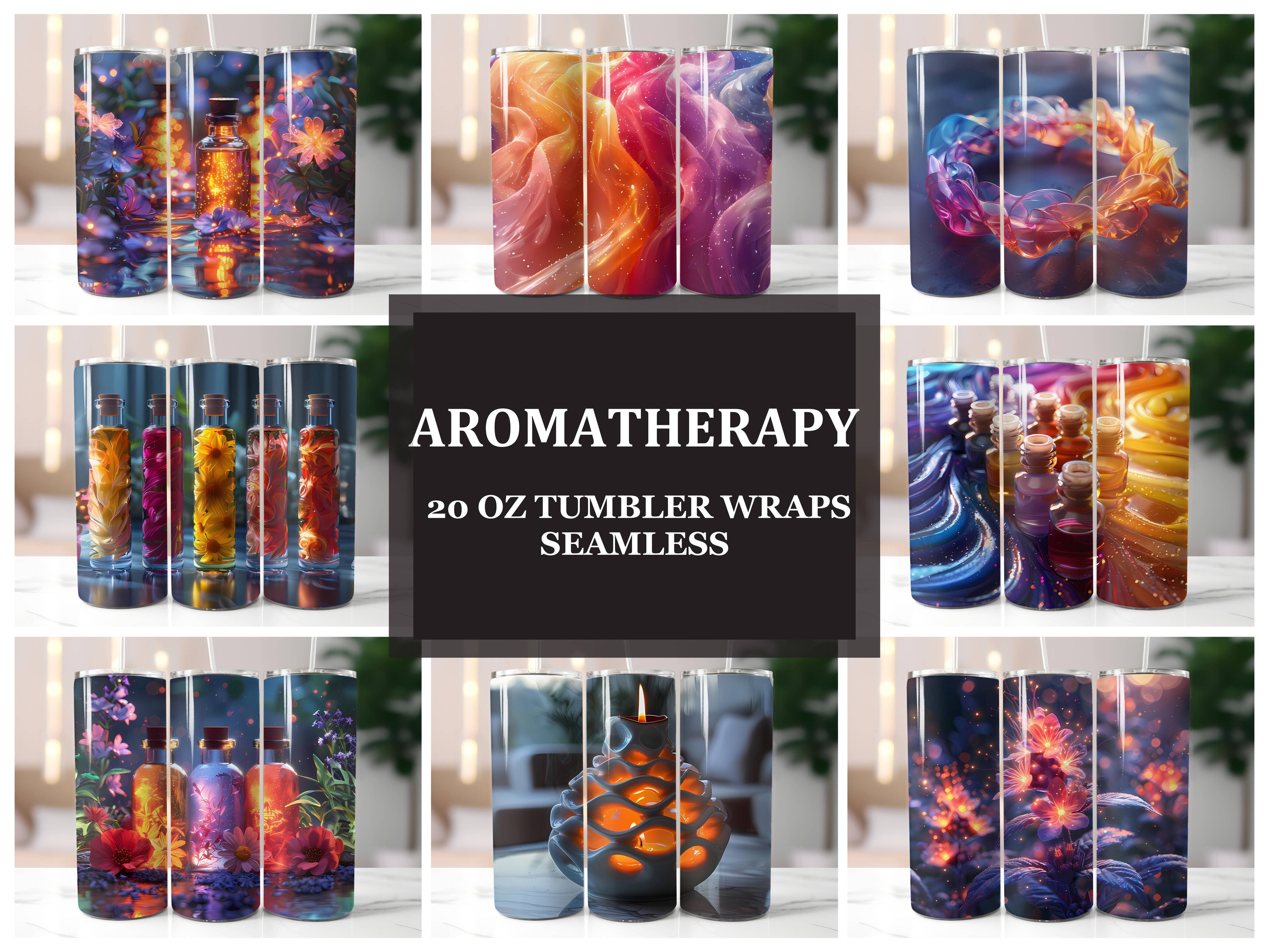 Aromatherapy 1 Tumbler Wrap - CraftNest - Digital Crafting and Art