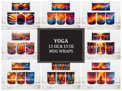 Yoga 3 Mug Wrap - CraftNest - Digital Crafting and Art