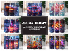 Aromatherapy 3 Tumbler Wrap - CraftNest - Digital Crafting and Art