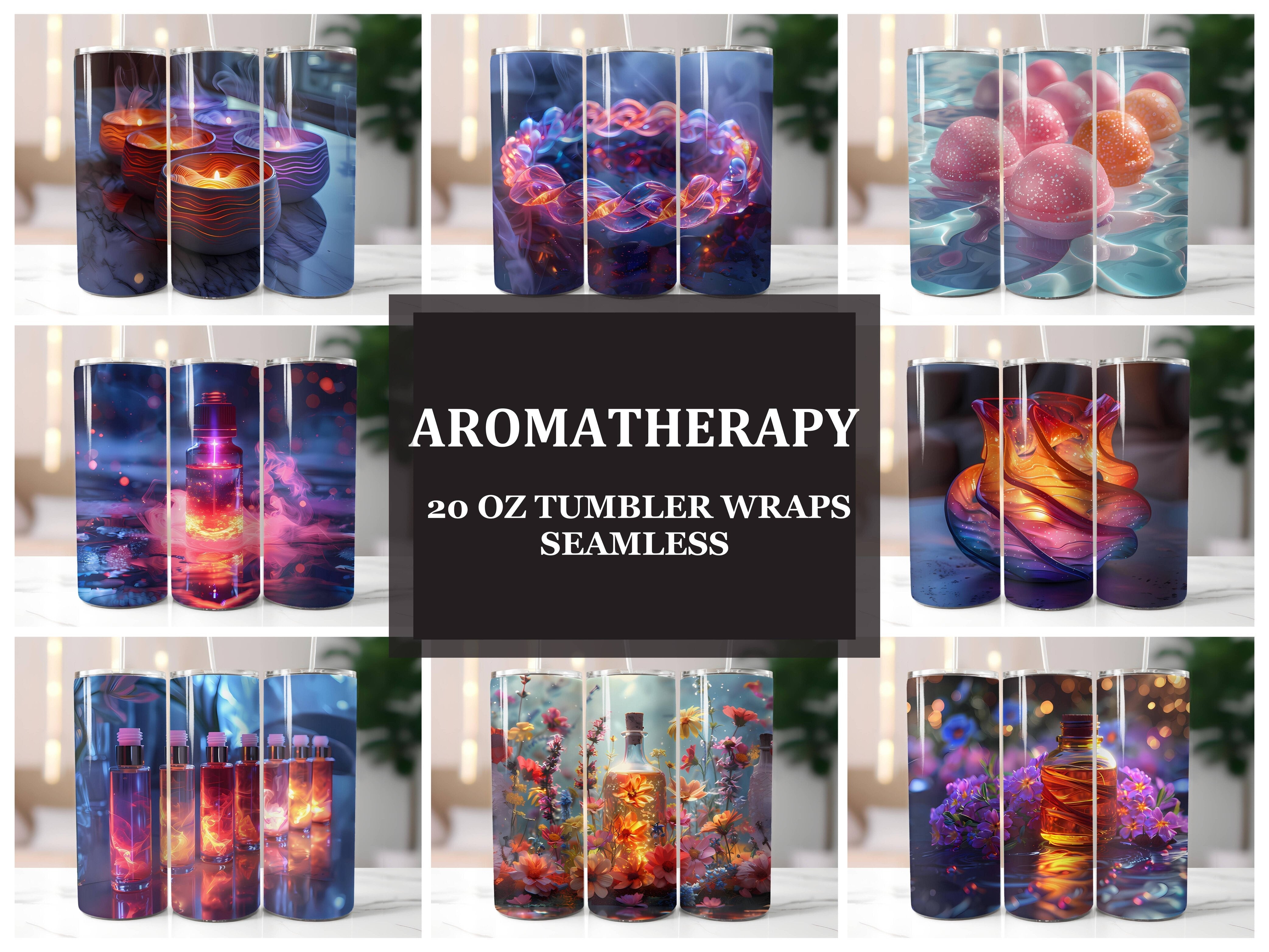 Aromatherapy 3 Tumbler Wrap - CraftNest - Digital Crafting and Art