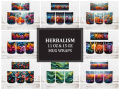 Herbalism 1 Mug Wrap - CraftNest - Digital Crafting and Art