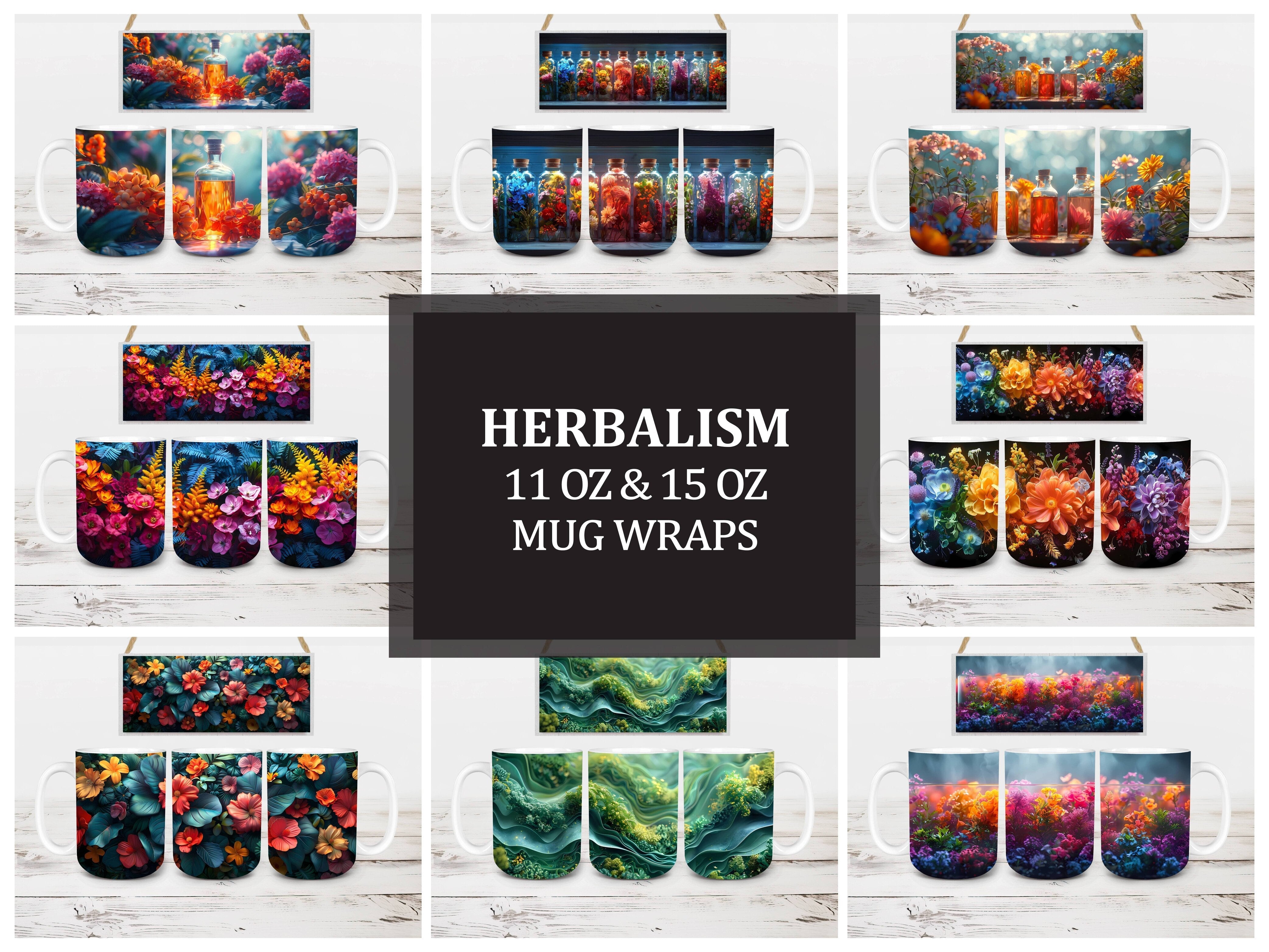 Herbalism 1 Mug Wrap - CraftNest - Digital Crafting and Art