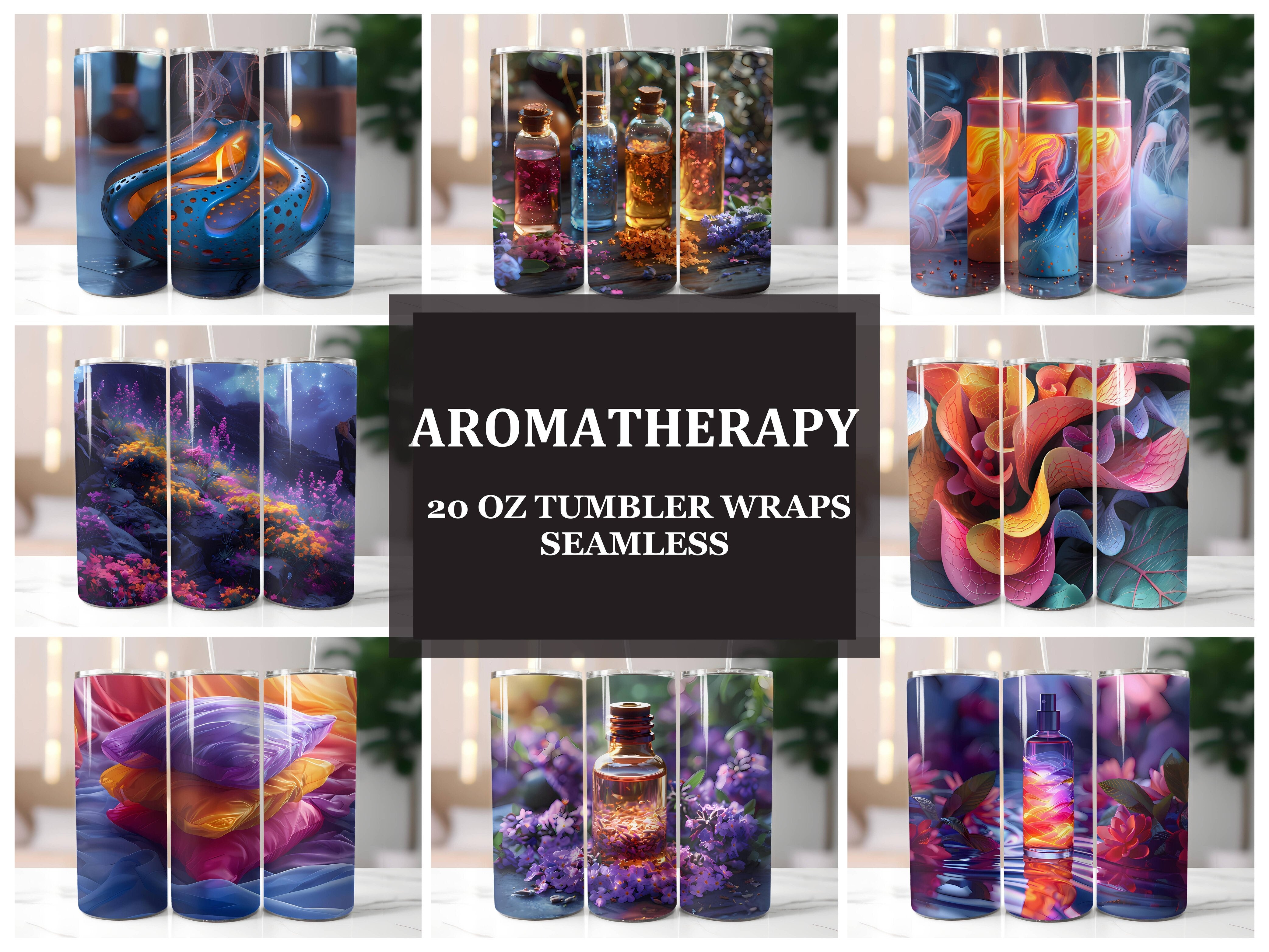 Aromatherapy 5 Tumbler Wrap - CraftNest - Digital Crafting and Art