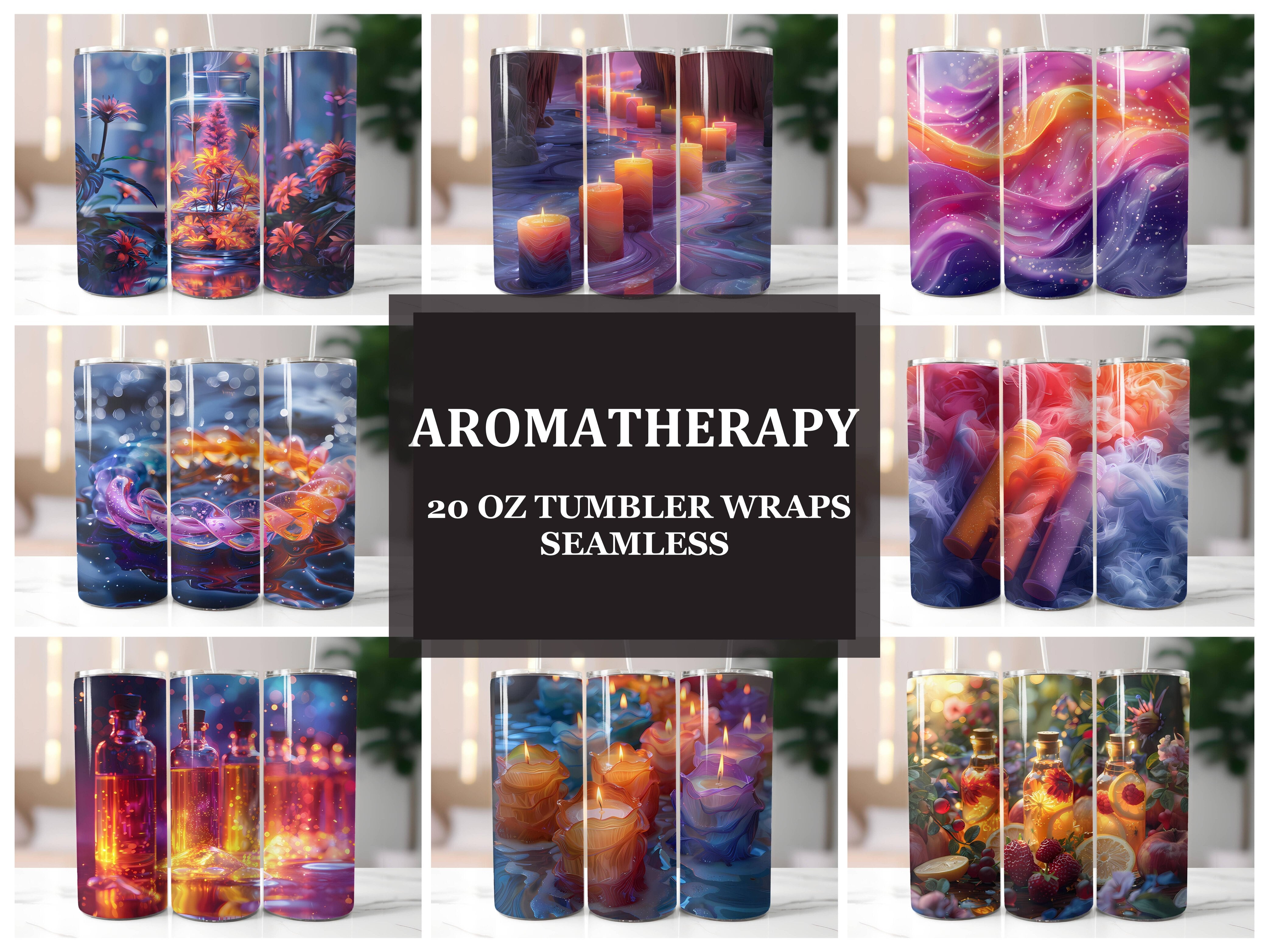 Aromatherapy 2 Tumbler Wrap - CraftNest - Digital Crafting and Art