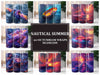 Nautical Summer 4 Tumbler Wrap