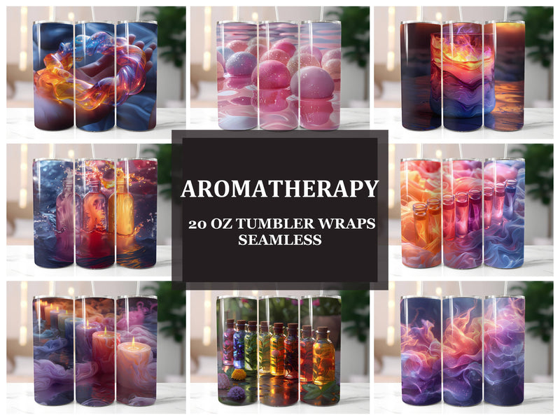Aromatherapy 7 Tumbler Wrap - CraftNest - Digital Crafting and Art