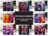 Vintage Fashion 4 Tumbler Wrap
