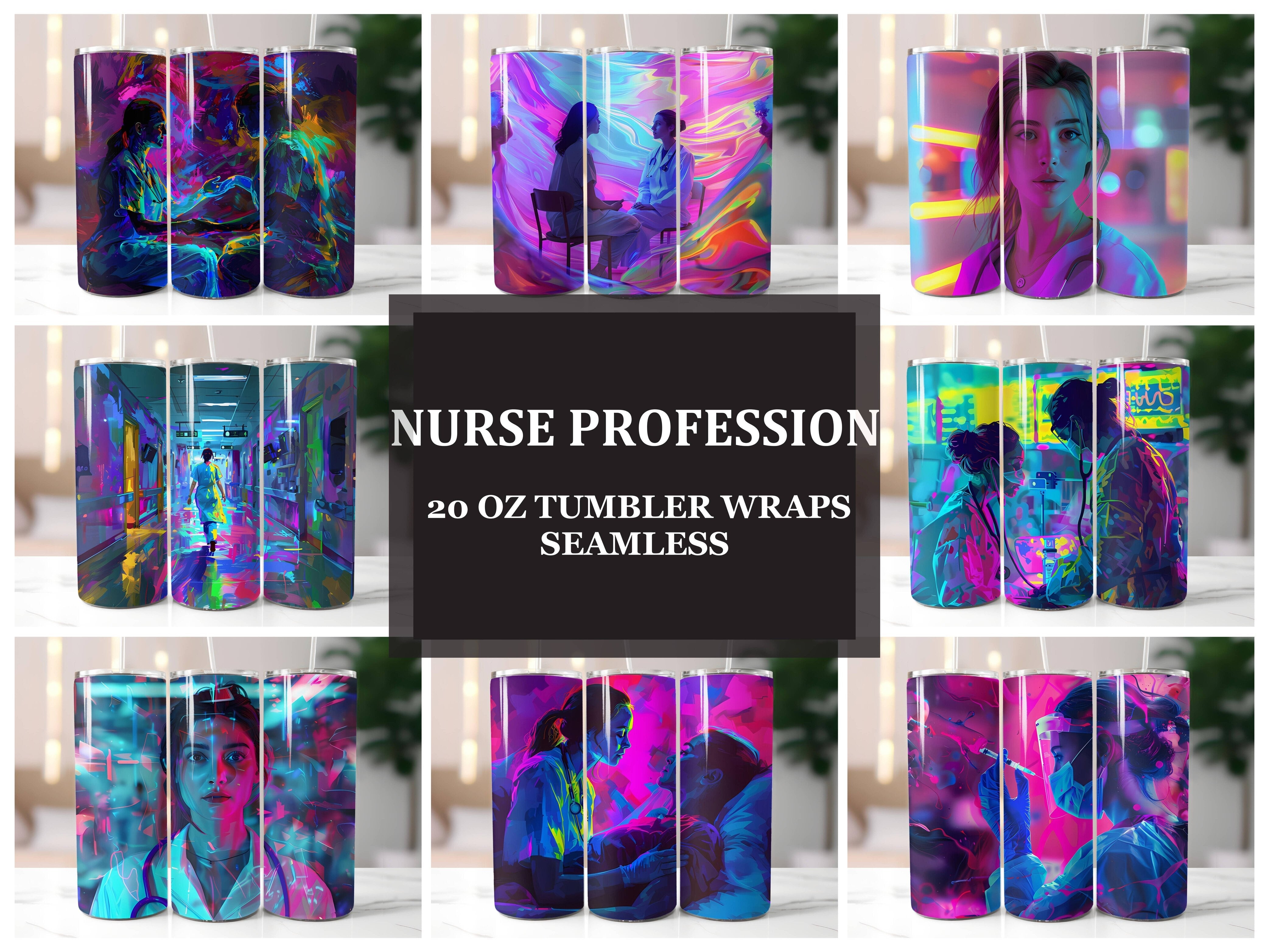 Nurse Profession 1 Tumbler Wrap - CraftNest - Digital Crafting and Art