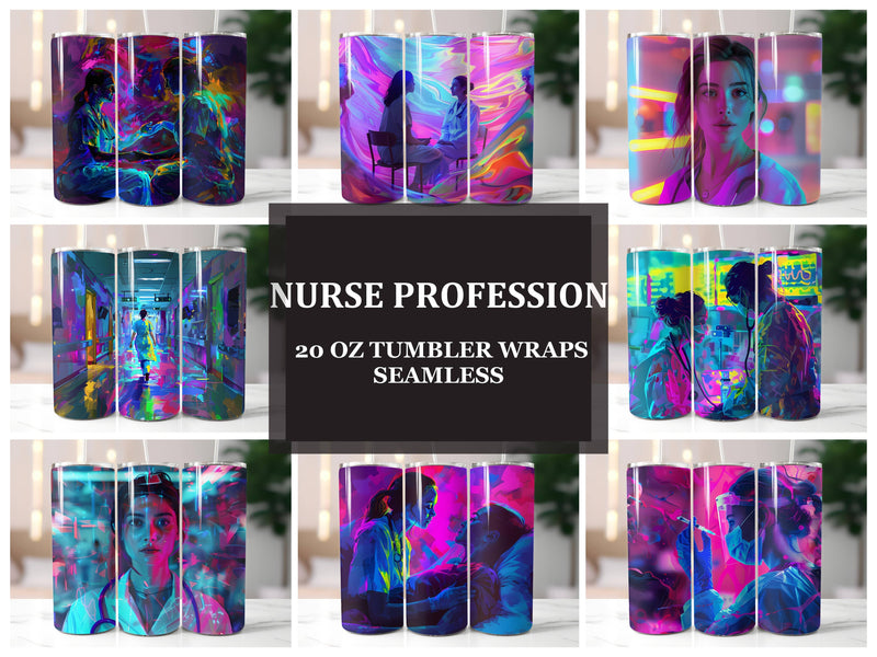 Nurse Profession 1 Tumbler Wrap - CraftNest - Digital Crafting and Art