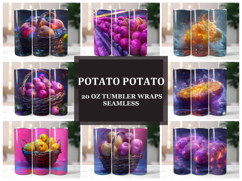 Potato 3 Tumbler Wrap - CraftNest - Digital Crafting and Art