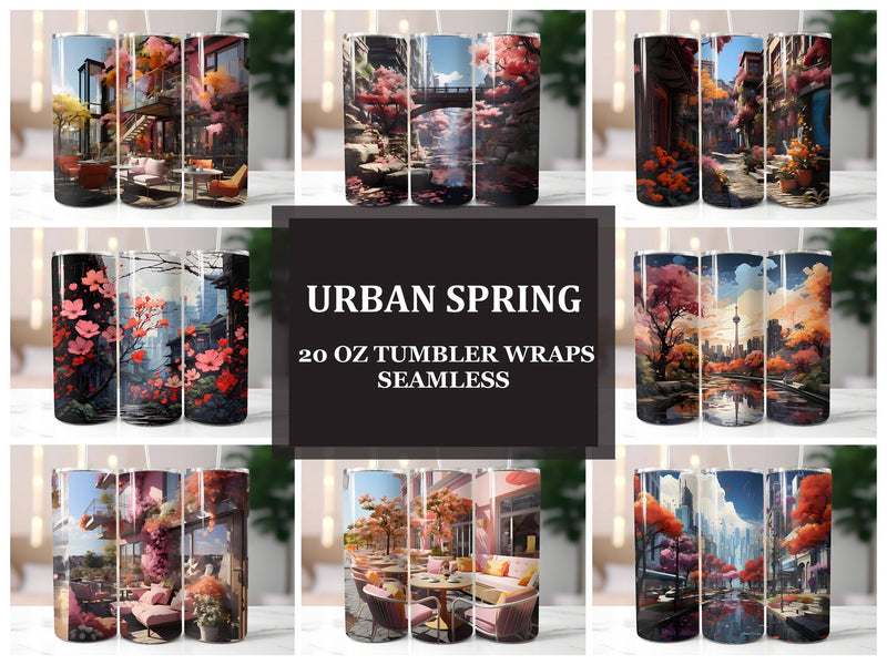 Urban Spring 3 Tumbler Wrap - CraftNest