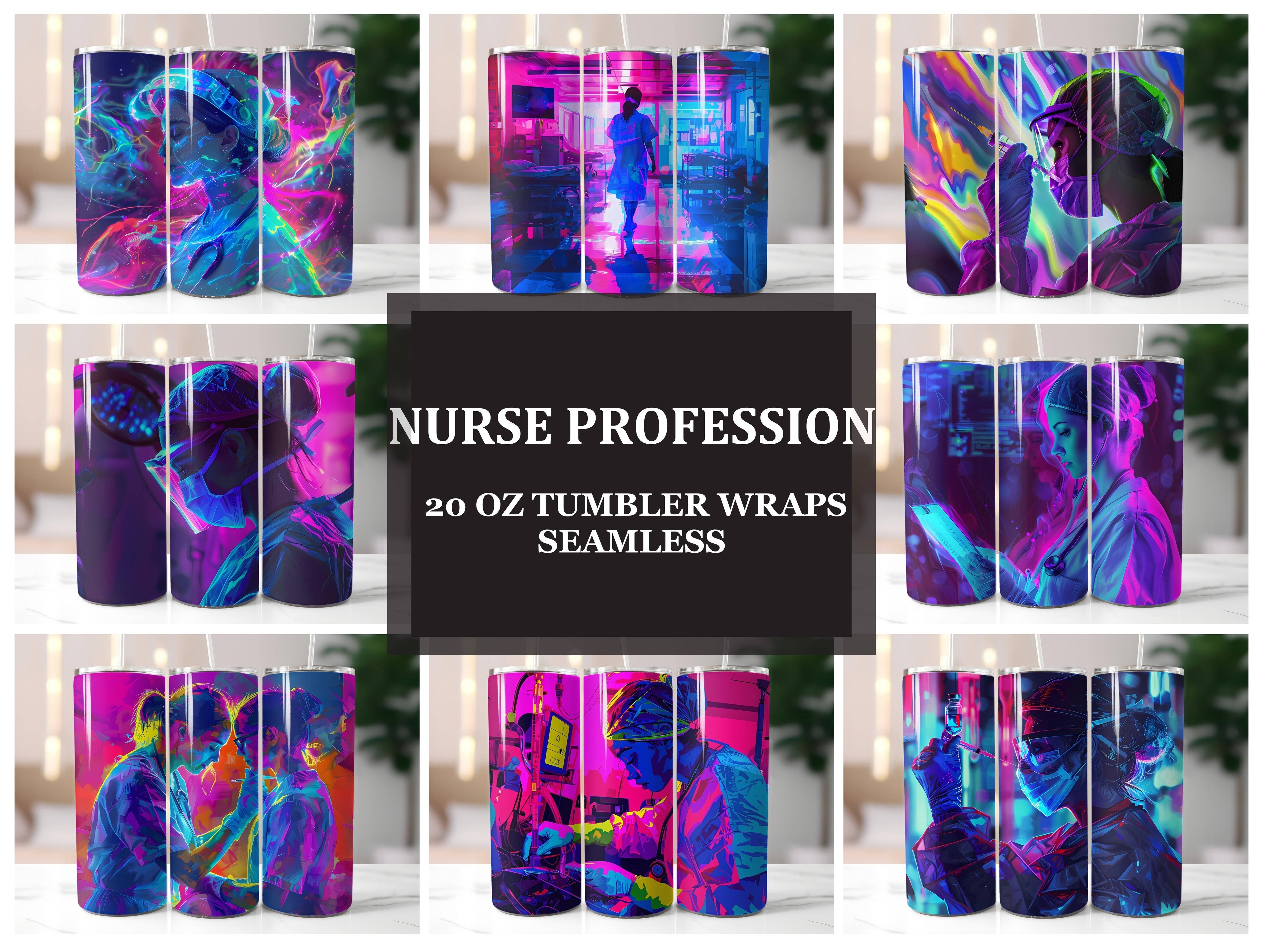 Nurse Profession 2 Tumbler Wrap - CraftNest - Digital Crafting and Art