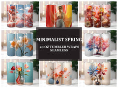 Minimalist Spring 1 Tumbler Wrap - CraftNest