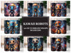 Kawaii Robots 1 Tumbler Wrap
