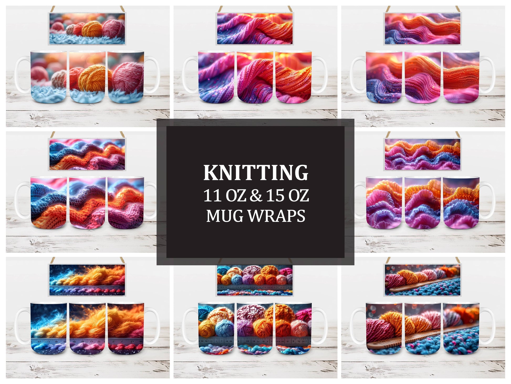 Knitting 4 Mug Wrap - CraftNest - Digital Crafting and Art