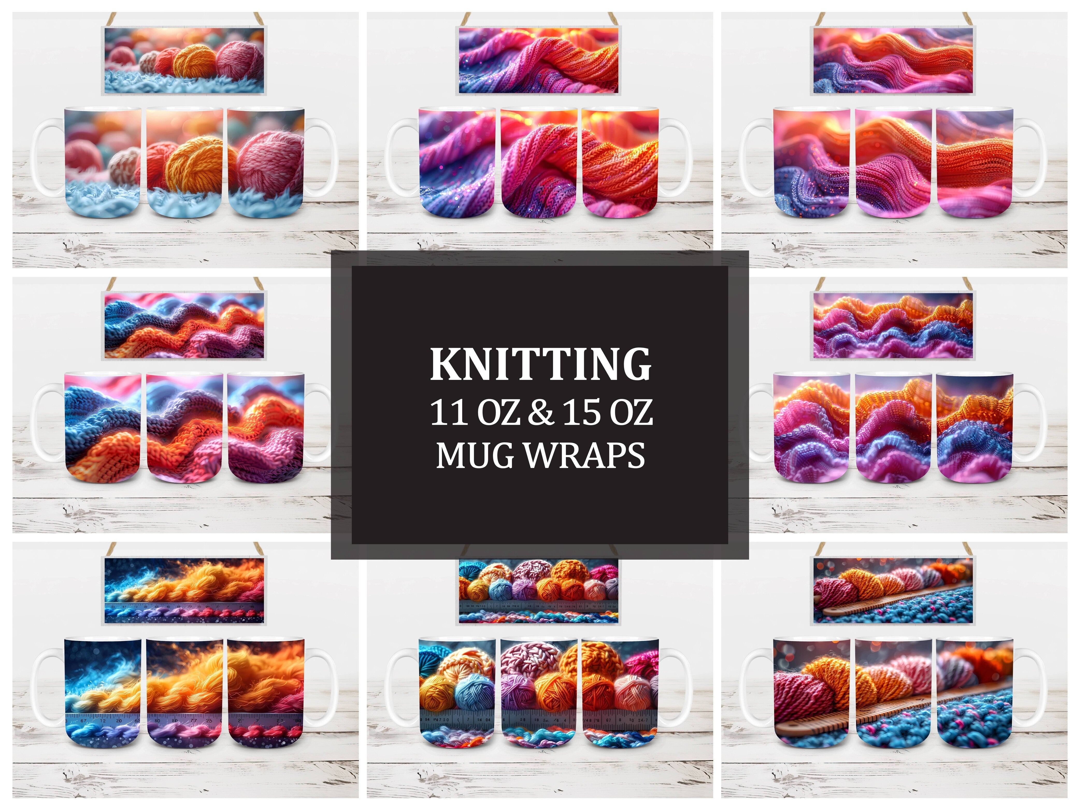 Knitting 4 Mug Wrap - CraftNest - Digital Crafting and Art