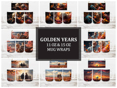 Golden Years 1 Mug Wrap - CraftNest